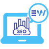 Icono de posicionamiento SEO