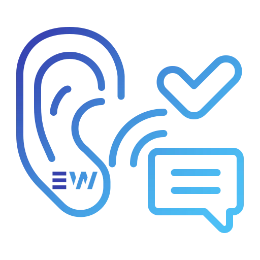 Icono de escucha activa para construir tu web